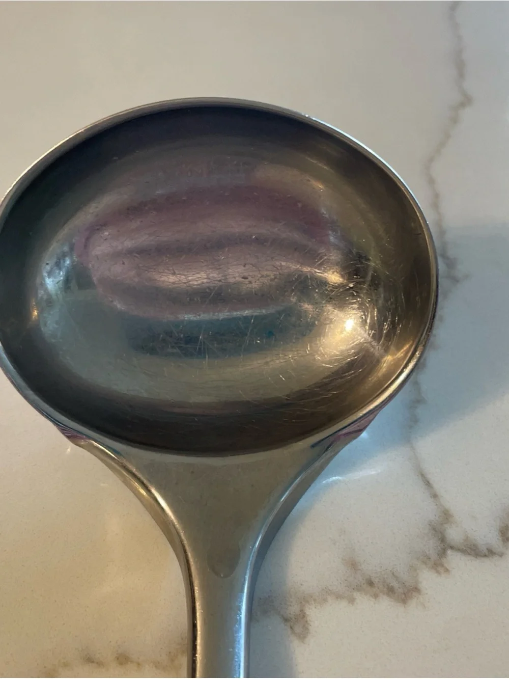 Stainless Steel Soup Ladle - Silver